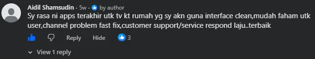 Komen Facebook oleh Aidil Shamsudin