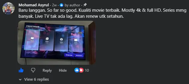 Komen Facebook oleh Mohamad Asyrul